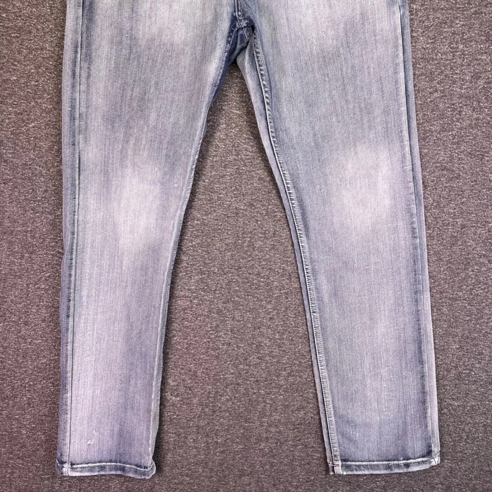 Ecko Unltd Jeans‎ Mens 34 Light Wash Athletic Streetwear Rhino Logo Hip Hop Y2K